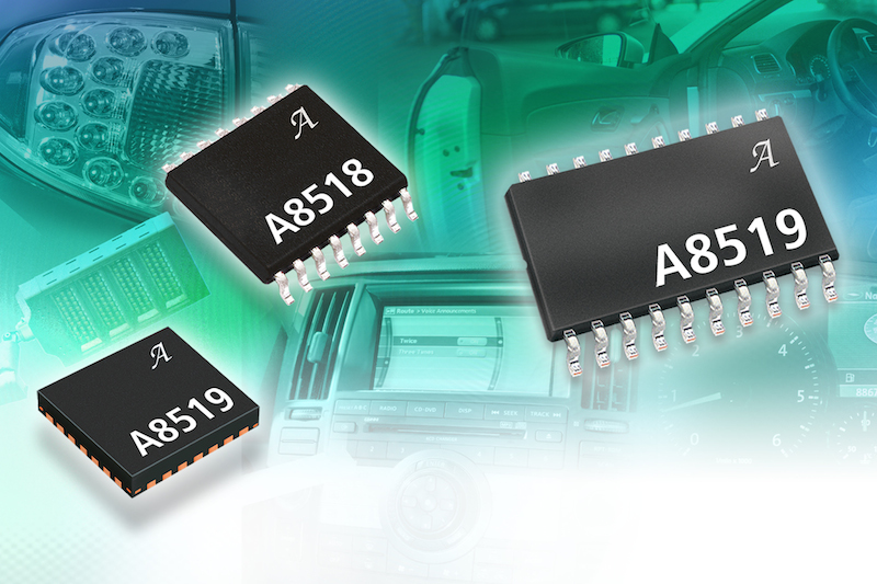 Allegro's multi-output LED driver ICs offer fault-tolerant protection